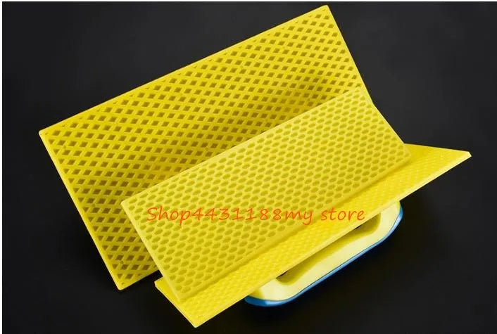 1pcs 370*190*5mm Tempered plastic plaster trowel back with holes construction concrete hand tool for Diatom mud/ fiber cement