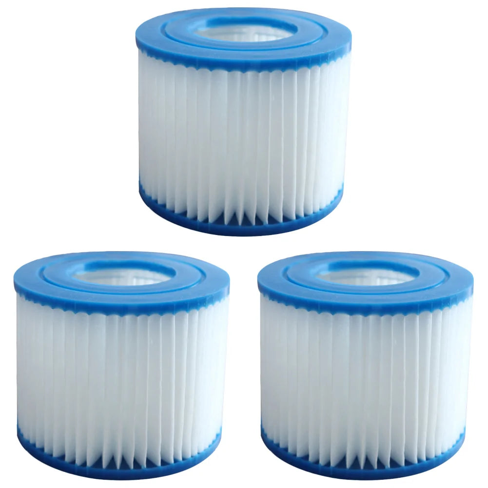 1-10pcs Type VI Hot Tub Filter Soft Rubber Ends Spa MSPA Filter Cartridge Reusable SPA Pump Replacement Kit for Swimming Pool