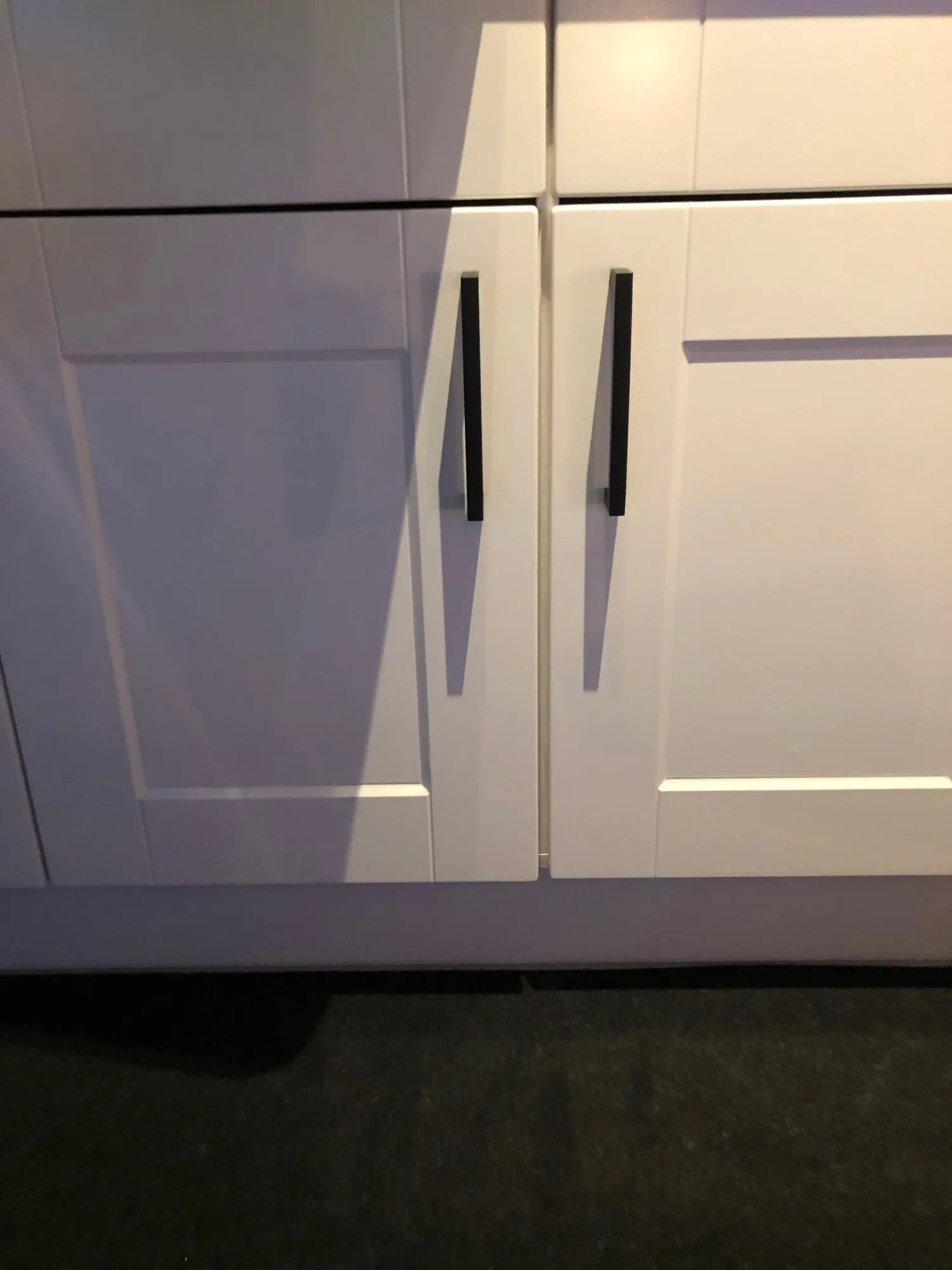 Door Handle Black Cabinet Handle Square Furniture Hardware Stainless Steel Kitchen Door Knobs Cupboard Wardrobe Drawer Pulls