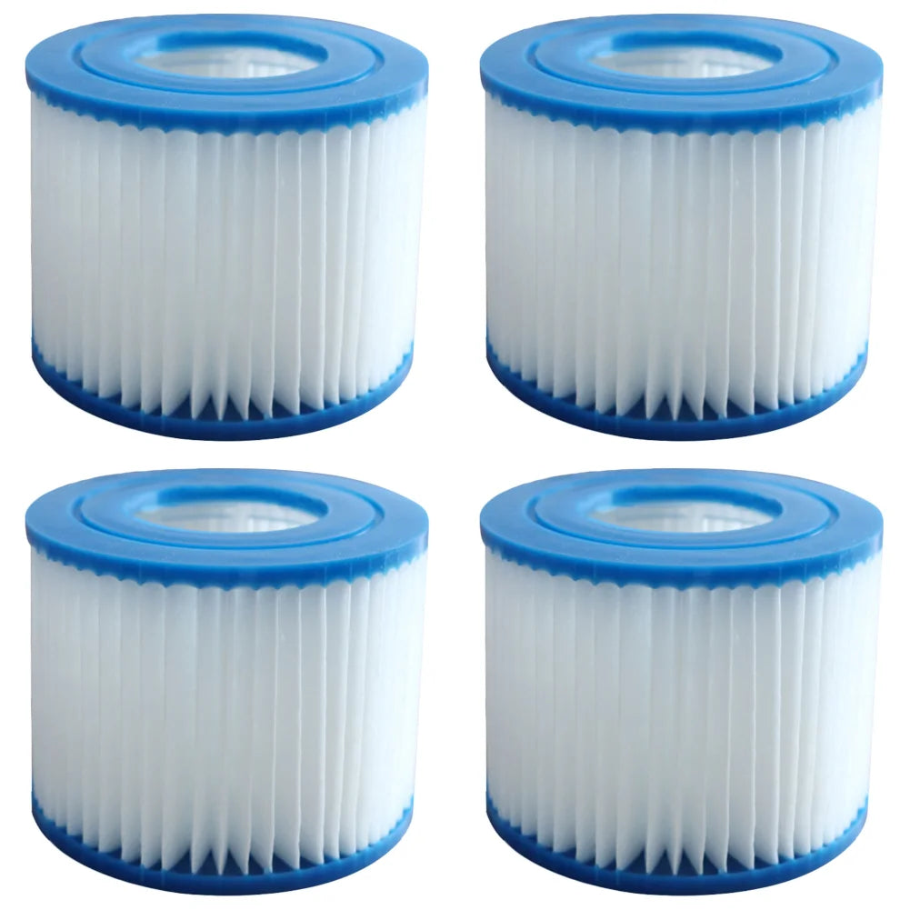 1-10pcs Type VI Hot Tub Filter Soft Rubber Ends Spa MSPA Filter Cartridge Reusable SPA Pump Replacement Kit for Swimming Pool