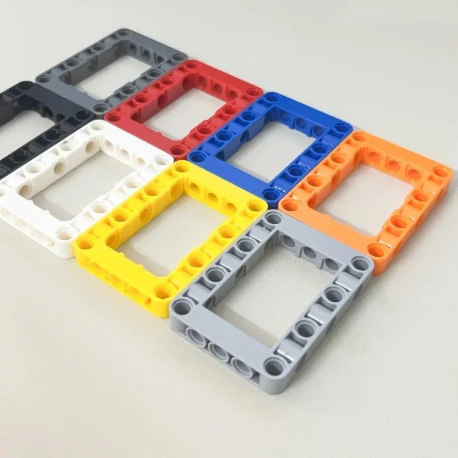 5Pcs 64179 High-Tech 5x7 Open Center Liftarm Bricks Toy For Technical MOC DIY Buildings Blocks Compatible Kids Toys