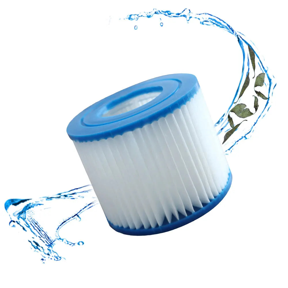 1-10pcs Type VI Hot Tub Filter Soft Rubber Ends Spa MSPA Filter Cartridge Reusable SPA Pump Replacement Kit for Swimming Pool