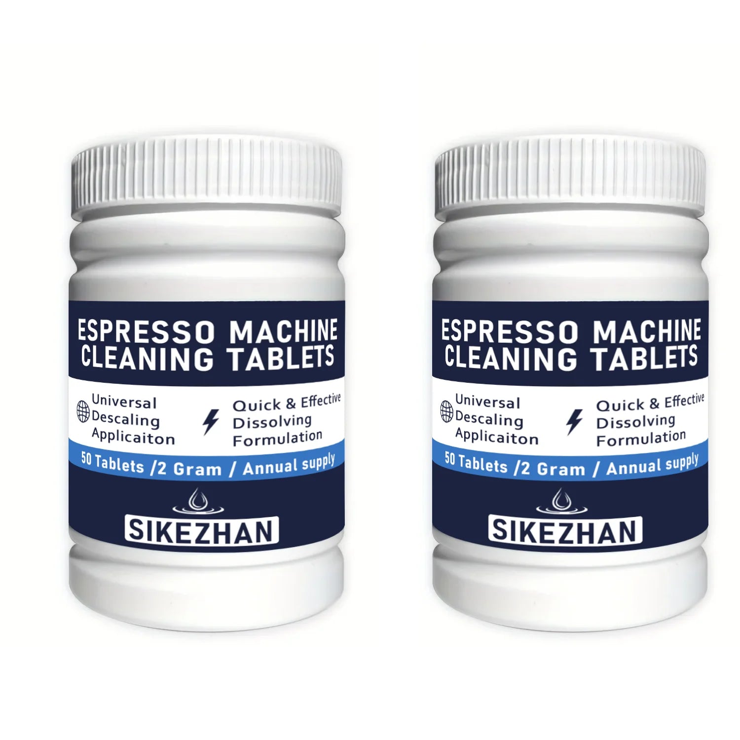 50 Coffee Machine Cleaning Tablets,Removes Grease,Residues from Pipes,Suitable for Fully Automatic,Semi-Automatic Coffee Machine