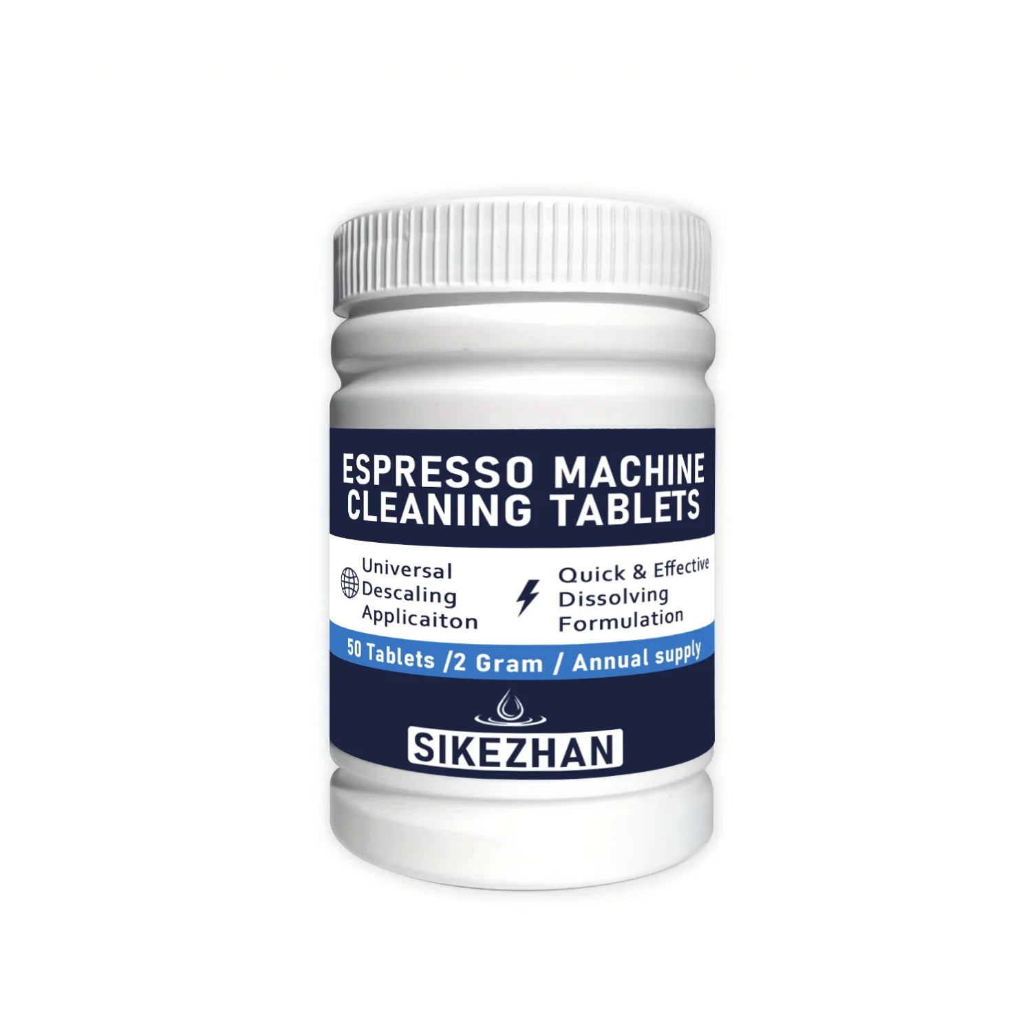 50 Coffee Machine Cleaning Tablets,Removes Grease,Residues from Pipes,Suitable for Fully Automatic,Semi-Automatic Coffee Machine