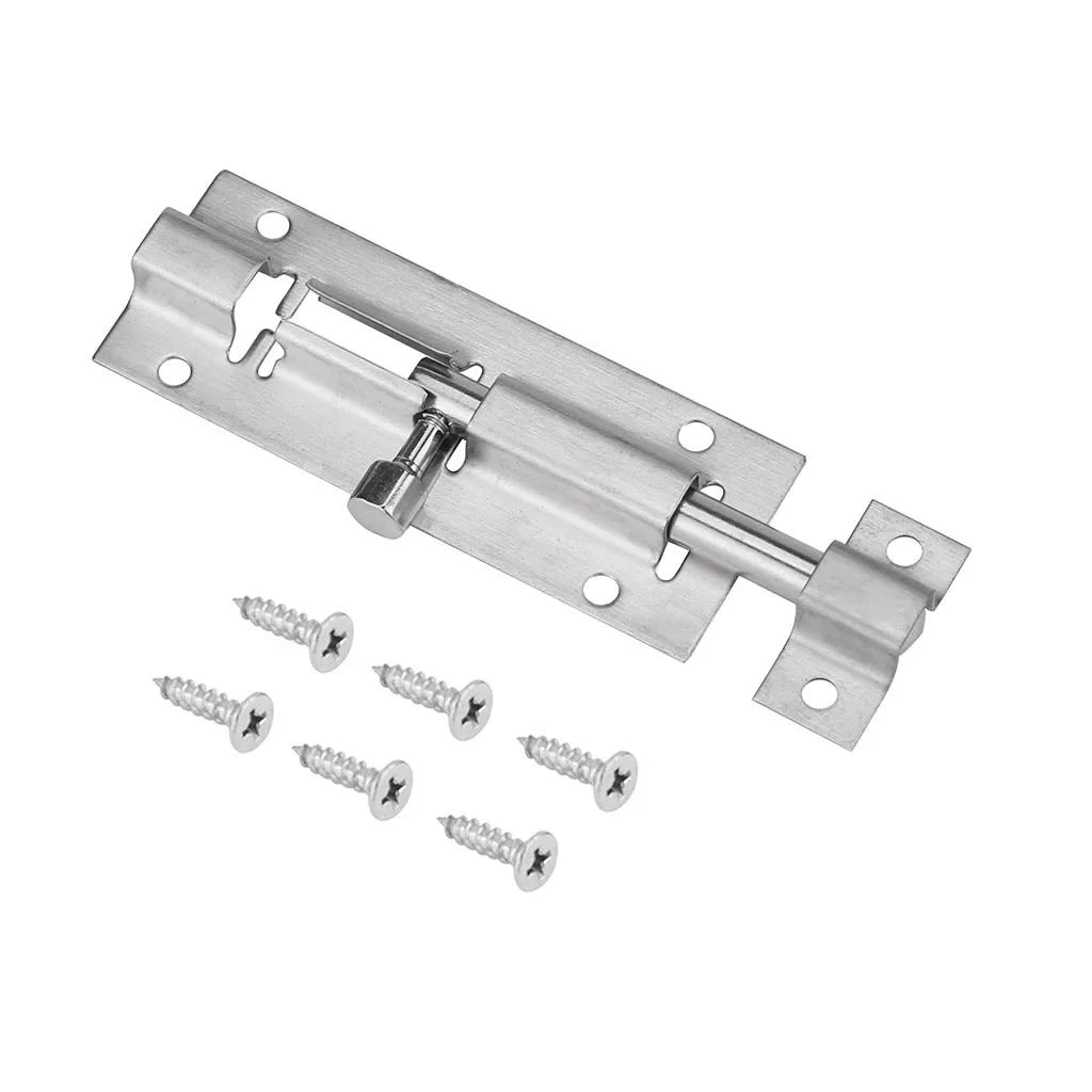 2pc Stainless Steel Door Security Lock Buckle Window Latch Thickened Sliding Gate Tower Bolts Latch Catch Home Hardware