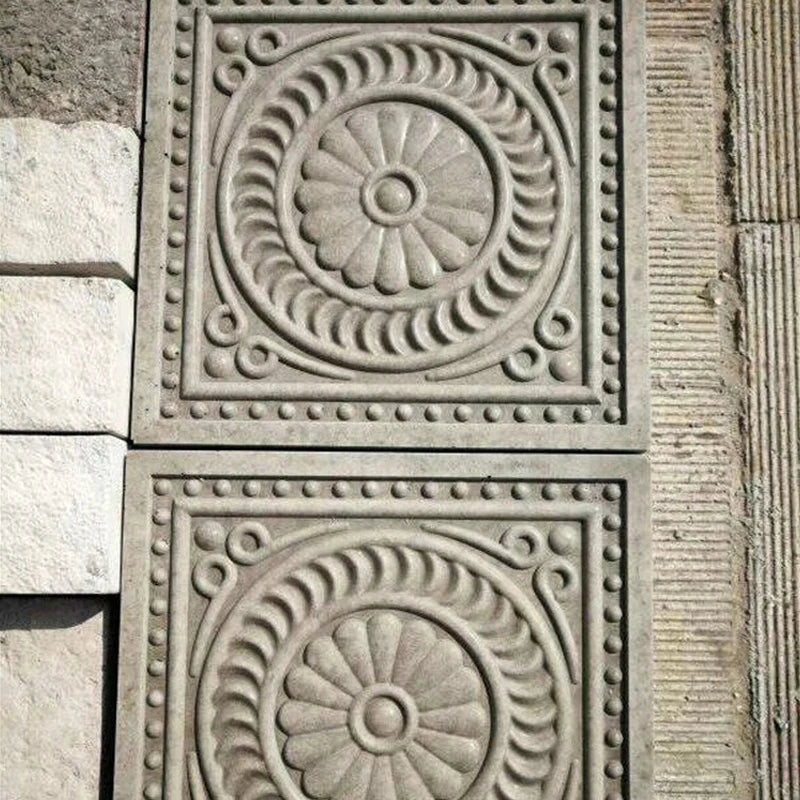 Antique Brick Cement Mold DIY Handcraft Walkway Cement Paving Mould Cement Retro Brick Carving Mold Garden Courtyard Decor