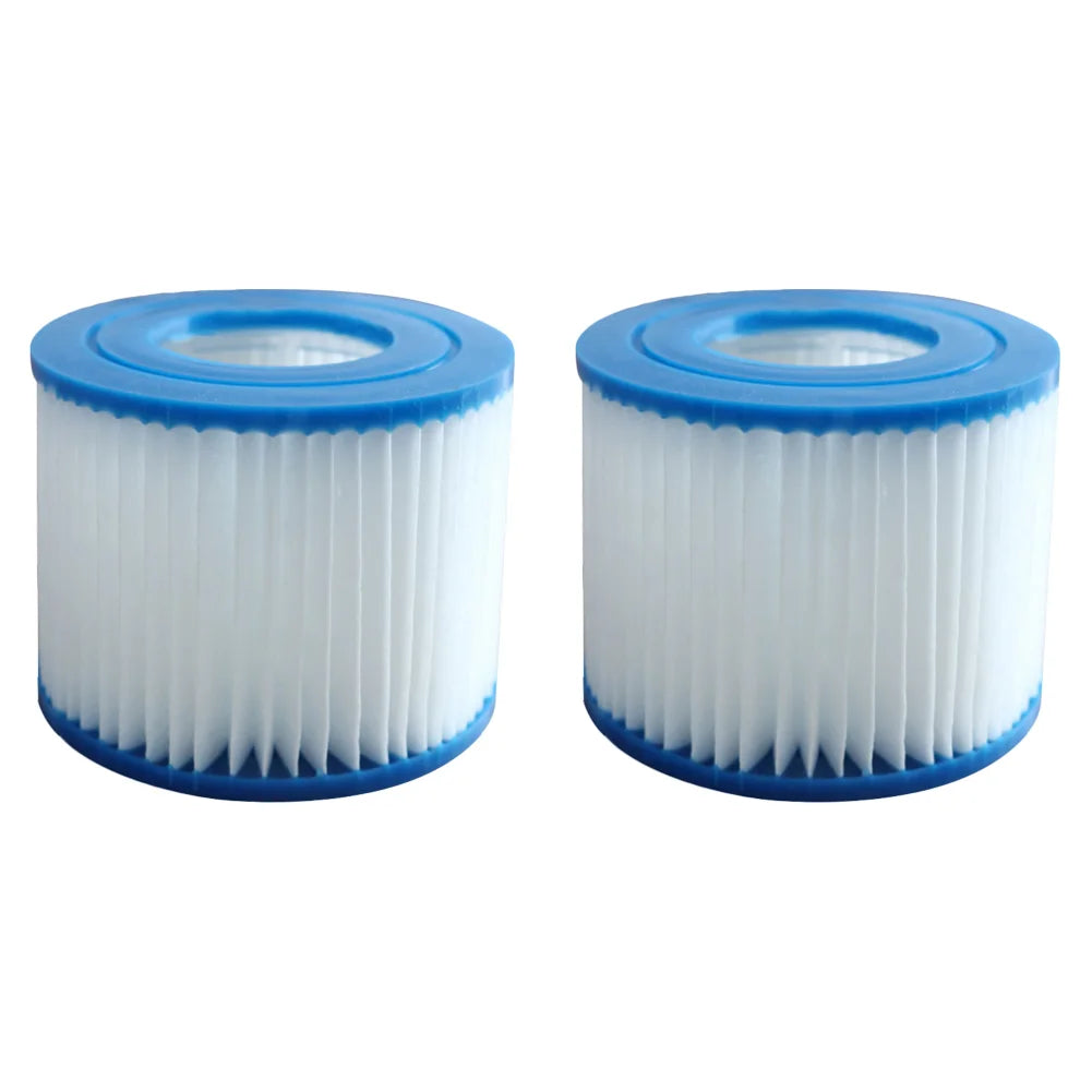 1-10pcs Type VI Hot Tub Filter Soft Rubber Ends Spa MSPA Filter Cartridge Reusable SPA Pump Replacement Kit for Swimming Pool